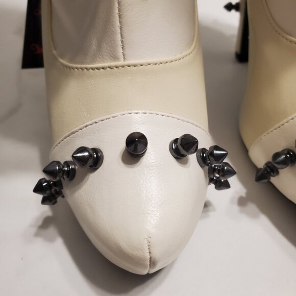 Hades size 6 5 inch caymene steampunk vegan leather boots - Picture 11 of 16